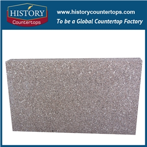High Quality Best Price China G648 Pink Rose Granite for Polished Kitchen Countertops, Solid Surface, Slabs