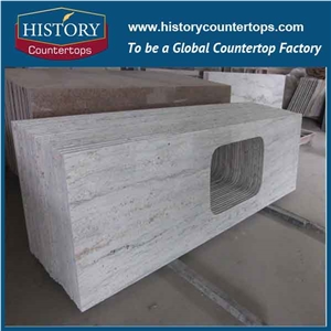 Hot Sale Chinese Supplier High Polished Building Stone, Brazil River White Granite for Kitchen Countertops,Kitchen Worktops,Bar Top and Kitchen Bench Tops