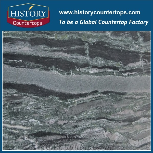 Hot Sales China Natural Stone,Green Color Granite,Multicolor Green Granite,High Polished Bathroom Countertops, Custom Vanity Top