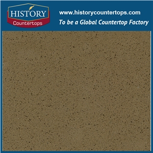 Hotel Engineered Stone Customize Shasta Brown Artificial Quartz Kitchen Countertops,Solid Surface Bench Tops,Bar Top,Desk Tops,Worktops,Island Tops