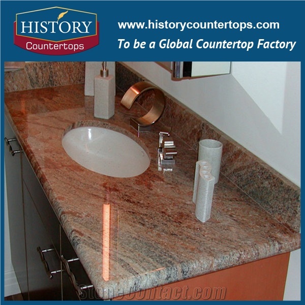 Lady Dream Bathroom Tops with Single and Double Sinks for Sales