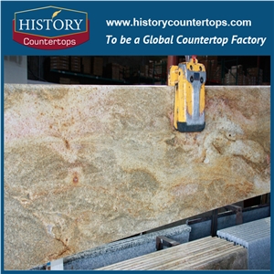 Natural Building Material, High Polished Granite Countertops, Best Selling & Low Price Kitchen Island Tops, Kitchen Worktops and Bar Top