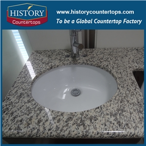 Own Quarrie Chinese Supplier Best Quality and Low Price Polished Granite Red Color Granite Tiger Skin Red Granite Vanity Tops for Sales