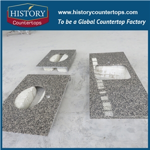 Own Quarries China Yellow Leopard Skin Flower Granite in Bathroom Vanity Tops Style for Custom Hospitality & Multi-Family Projects