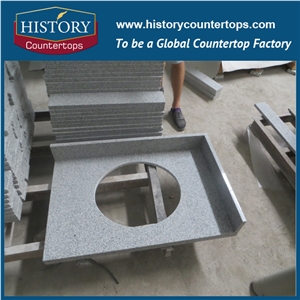 Popular Color and Style China G603 China Sardinia,Crystal Grey,Gamma Bianco,Gamma White,Ice Cristall, Granite for Polishing Bathroom Vanity Tops