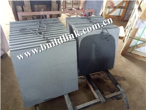 Hainan Dark Sawn 200 Grit with Cats Paws Tiles, Hainan Black Basalt Sawn 400 Grit Tiles, China Black Basalt Floor Tiles, Black Basalt Walling & Flooring Sawn 200 Grit Tiles