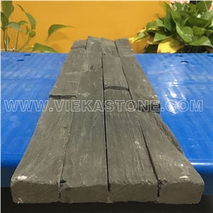 China Black Slate Ledge Stone Tile Fireplace Stacked Stone Veneer Feature Wall Cladding Panel Rock Natural Split Face Mosaic Landscaping Building Interior & Exterior Culture Stone 60x15cm China Black Slate Ledge Stone Tile Fireplace Stacked Stone Veneer Feature Wall Cladding Panel Rock Natural Split Face Mosaic Landscaping Building Interior & Exterior Culture Stone 60x15cm