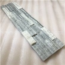 China Cloud Grey Quartzite Fireplace Stacked Stone Veneer Feature Wall Cladding Panel Ledge Stone Rock Split Face Mosaic Tile Landscaping Building Interior & Exterior Decor Natural Culture Stone 60x15