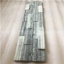 China Cloud Grey Quartzite Fireplace Stacked Stone Veneer Feature Wall Cladding Panel Ledge Stone Rock Split Face Mosaic Tile Landscaping Building Interior & Exterior Decor Natural Culture Stone 60x15