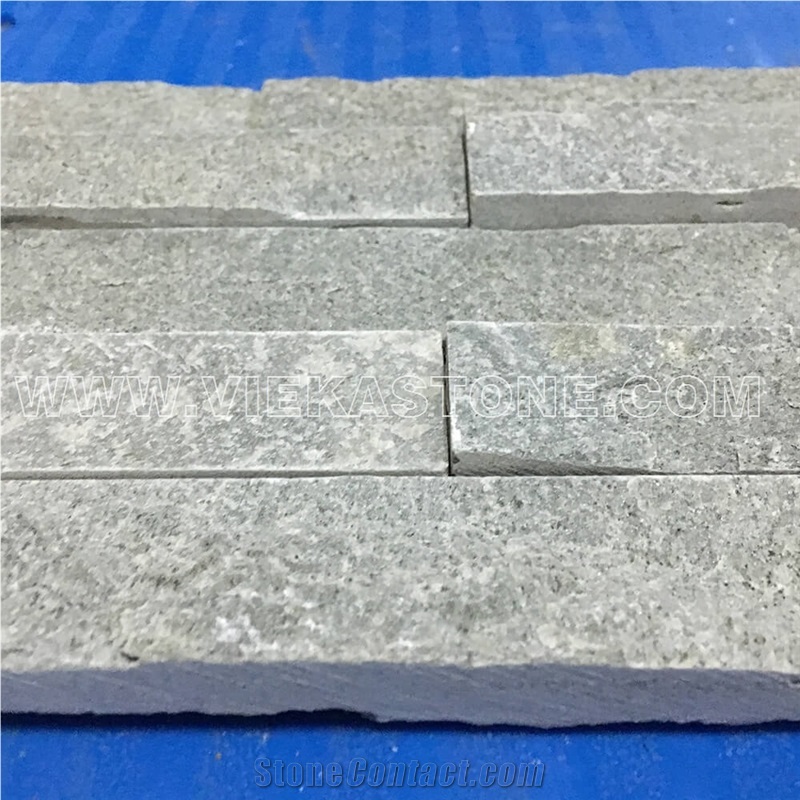 China P013 Green Slate Fireplace Stacked Stone Veneer Feature Wall Cladding Panel Ledge Stone Rock Natural Split Face Mosaic Tile Landscaping Building Interior & Exterior Decor Culture Stone 60x15cm
