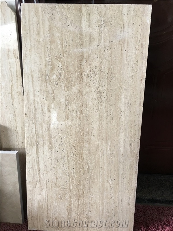 Quarry Direct Supply Light Beige Travertine Iran Light Beige Travertine Slabs & Tiles & Flooring Tiles & Wall Cladding, Light Beige Polished Travertine Tiles & Slabs for Interior Decoration