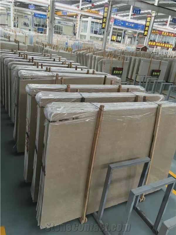 Quarry Direct Supply New Royal Botticino Marble Honey Cream Marble Iran Beige Marble Slabs & Tiles & Flooring Tiles & Wall Cladding, Beige Polished Marble Tiles & Slabs for Interior Decoration