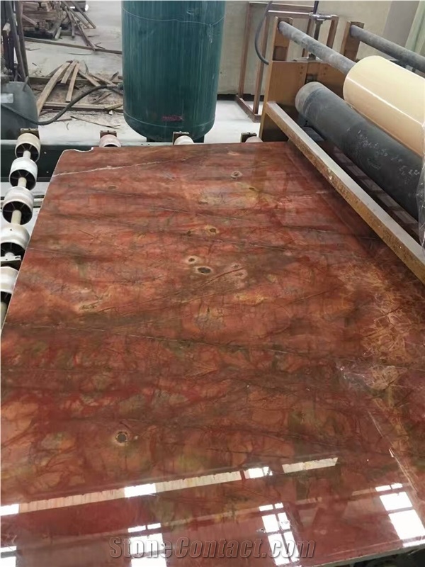 Quarry Direct Supply Rosso Damasco Marble Black Gold Marble Italian Red Marble Thin Tiles & Flooring Tiles & Wall Cladding & Slabs, Polished Luxury Red Marble Tiles & Slabs for Interior Decoration