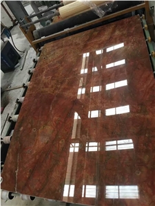 Quarry Direct Supply Rosso Damasco Marble Black Gold Marble Italian Red Marble Thin Tiles & Flooring Tiles & Wall Cladding & Slabs, Polished Luxury Red Marble Tiles & Slabs for Interior Decoration