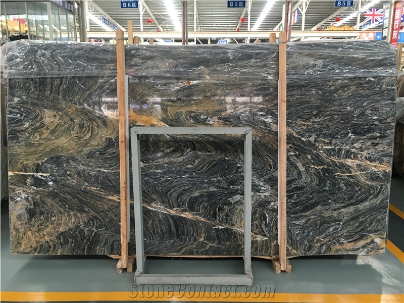 Quarry Direct Supply Van Gogh Marble Van Gogh with Cross Cut Marble Iran Multi-Colors Marble Slabs & Tiles & Flooring Tiles & Wall Cladding, Multi-Colors Polished Marble Tiles & Slabs for Interior Dec