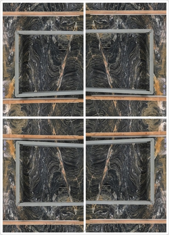 Quarry Direct Supply Van Gogh Marble Van Gogh with Cross Cut Marble Iran Multi-Colors Marble Slabs & Tiles & Flooring Tiles & Wall Cladding, Multi-Colors Polished Marble Tiles & Slabs for Interior Dec