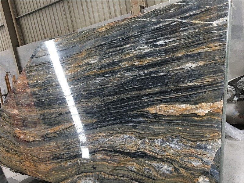 Quarry Direct Supply Van Gogh Marble with Vein Cut for Slabs & Tiles, Iran Multi-Colors Marble Slabs,Tiles,Flooring Tiles,Wall Cladding, Polished Multi-Colors Marble Tiles & Slabs for Interior Decor