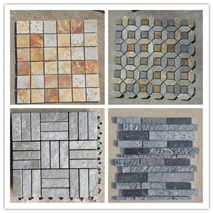 Stone Mosaic Tiles Bathroom Tiles Mosaic Pattern