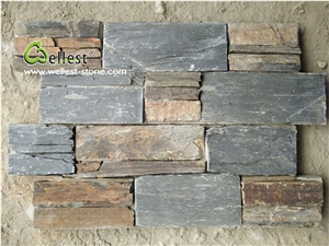 On Sale China Rusty Slate Cultured Stone, Wall Cladding, Stacked Stone Veneer, Corner Stone