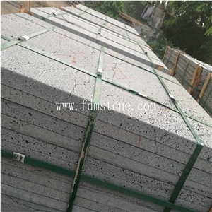 Volcanic Rock Ants Line Slab and Cut to Size,Brushed Tiles