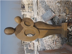 Abstract Marble Statue Sculpture
