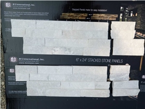 Arctic White Marble Cultured Stone Panel $12.9/Sqm in the Stock
