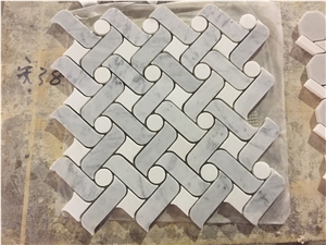 Bianco Carrara White Marble Hexagon Mosaic