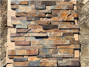 California Rock Face, Multicolor Slate Cultured Stone,Ledge