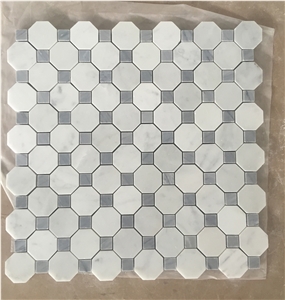 Hot Sales Bianco Carrara C Marble Hexagon Mosaic C Quality Available Now