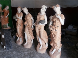 Marble Four Seasons Sculpture & Statues