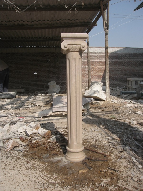 Travertine Doric Column