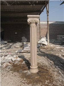 Travertine Doric Column