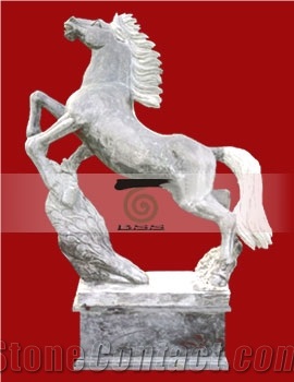 White Marble Horse Statues,Animal Statues