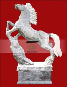 White Marble Horse Statues,Animal Statues