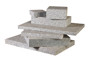 Gris Robledo Grey Granite Cube Stone & Pavers