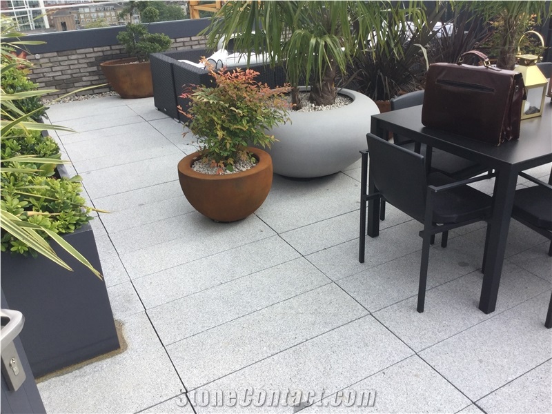 Gris Robledo Grey Granite Cube Stone & Pavers