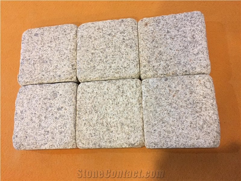 Beige Color Pavers Antique Finish Tumbled