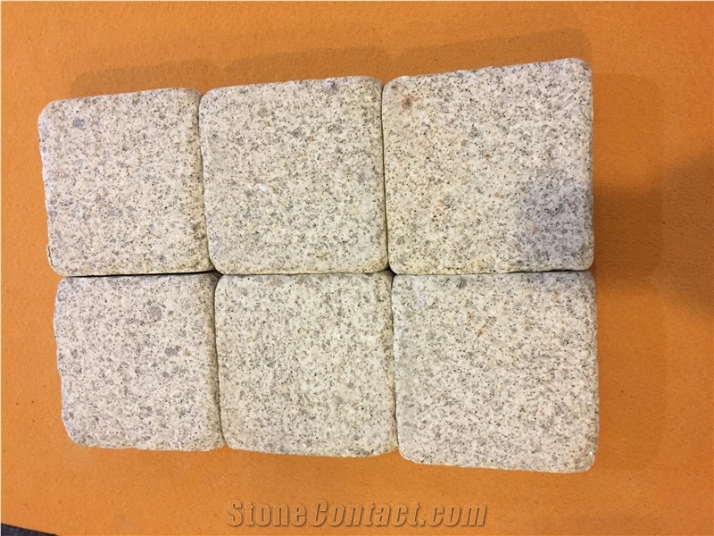 Beige Color Pavers Antique Finish Tumbled