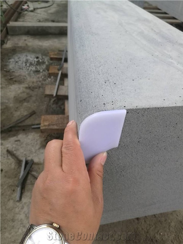 Round Shape Kerbstone,China Grey Andesite Cheap Hainan Black Basalt Kerbstone, Curbstone in Machine Cut/Sawn Cut
