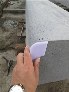 Round Shape Kerbstone,China Grey Andesite Cheap Hainan Black Basalt Kerbstone, Curbstone in Machine Cut/Sawn Cut