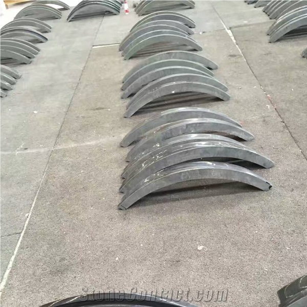 G654 Dark Grey Granite Column Bases,Architectural Roman Columns, Column Tops and Base