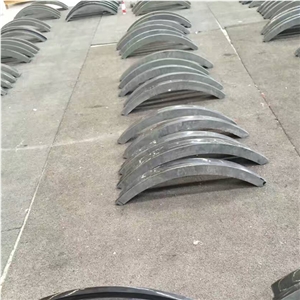G654 Dark Grey Granite Column Bases,Architectural Roman Columns, Column Tops and Base