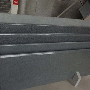 G654 Granite Honed Steps & Risers, G654 Padang Black Granite Stairs & Steps