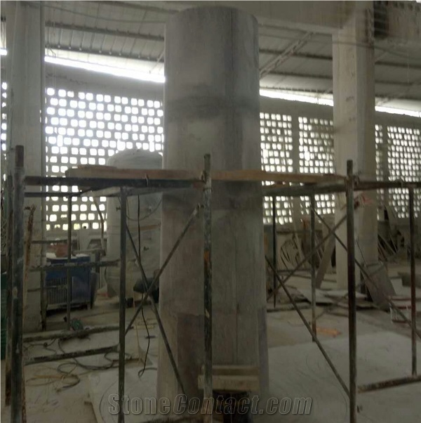 India Red Granite Column Tops/ Imperial Red Granite Columns/ Building Decorative Stone Columns