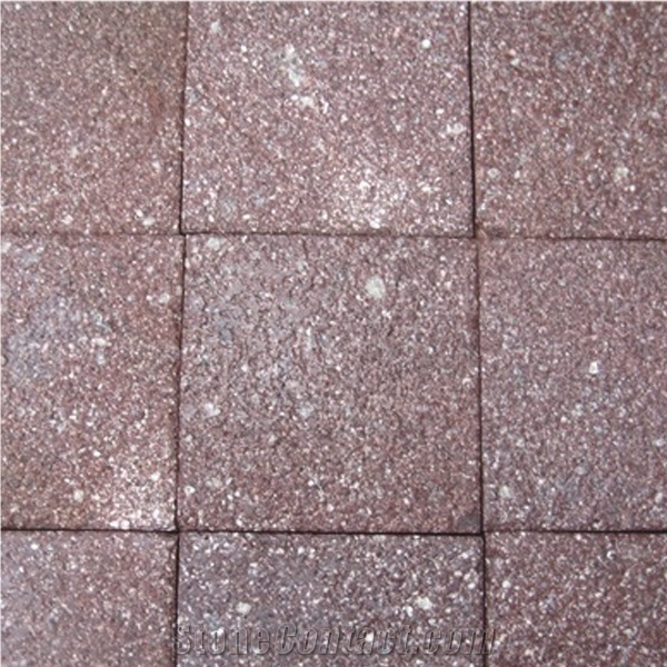 Red Porphyry Granite Paving Stone ,Red Porphyrite Granite Paver,Red Porphyrite Granite Cube Stone,Red Porphyry Granite Cobble,Lanscape Stone