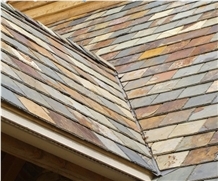 Slate Rusty Roof Tiles,Yellow Slate Roof Covering,Natural Stone Slate Roof Tiles
