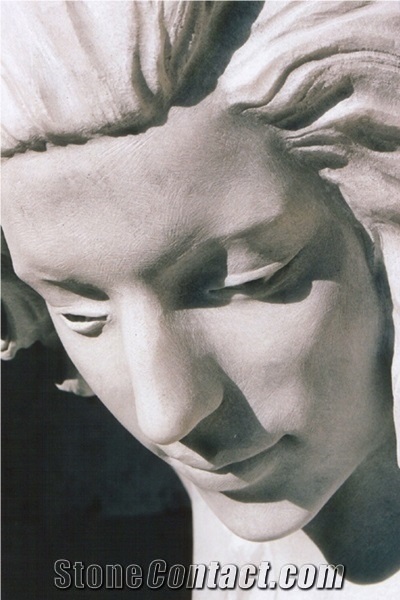 Bianco Carrara C White Marble Sculpture & Statue