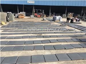 China Grey Basalt Tiles / Hainan Honed Grey Basalt / Basaltina / Basalto / Bazalt / Inca Grey Tiles for Walling , Cladding , Flooring