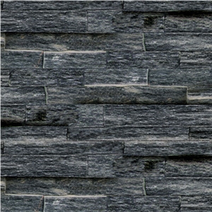 China Black Quartzite Wall Cladding