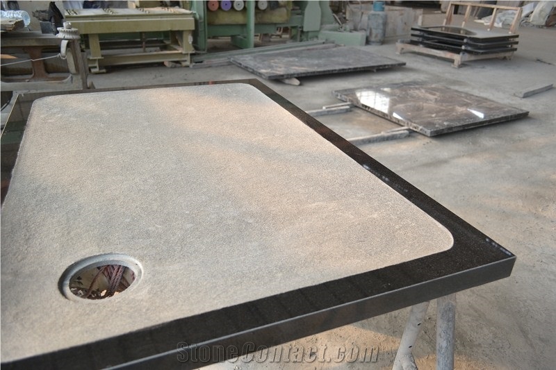 China Black Granite Shower Tray